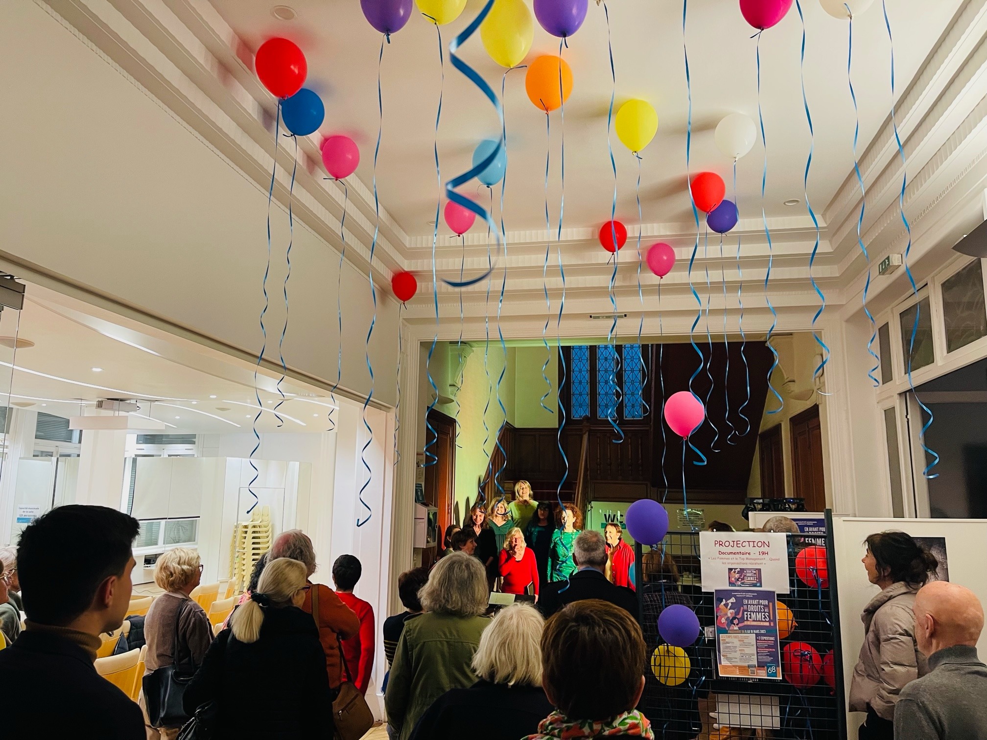 Chorale pour la journée internationale de lutte pour les droits des femmes