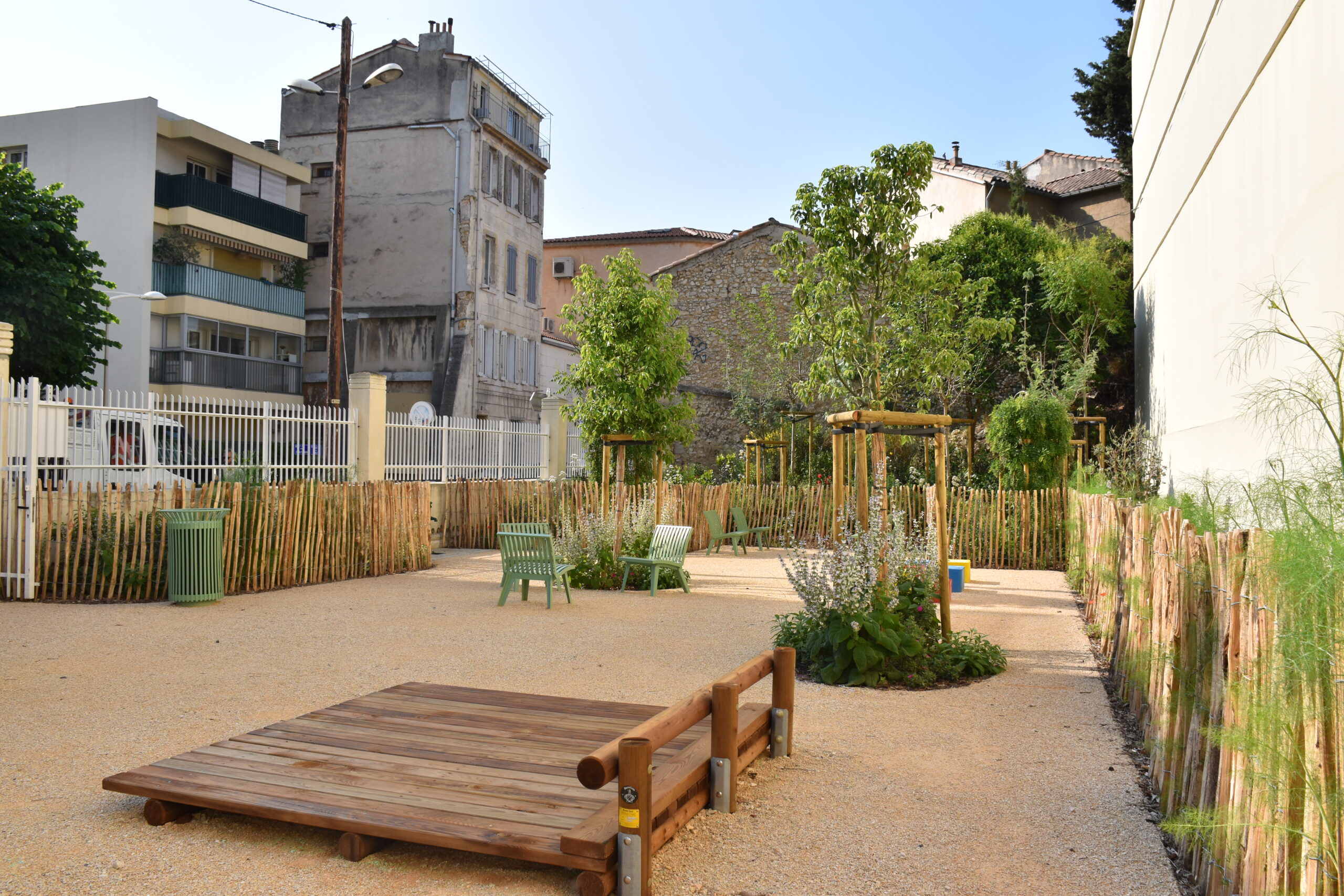 Jardin du réservoir après renaturation