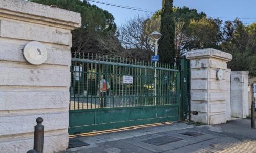 entrée parc pastré