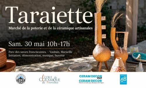 Taraïette : marché potier au parc des soeurs franciscaines