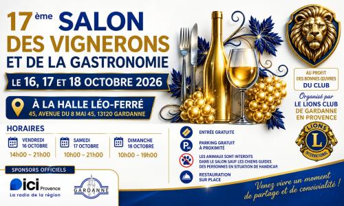 Salon des vignerons et de la gastronomie de Gardanne 2026