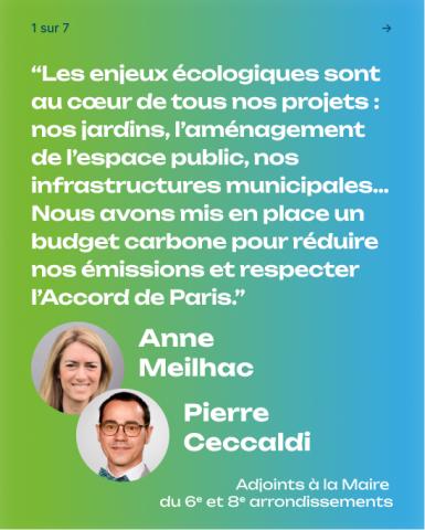Mairie 6/8 : Vos quartiers plus verts