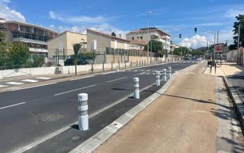 Fin des travaux d’aménagement et de sécurisation de l’avenue Zenatti
