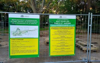 Travaux parc de Bonneveine