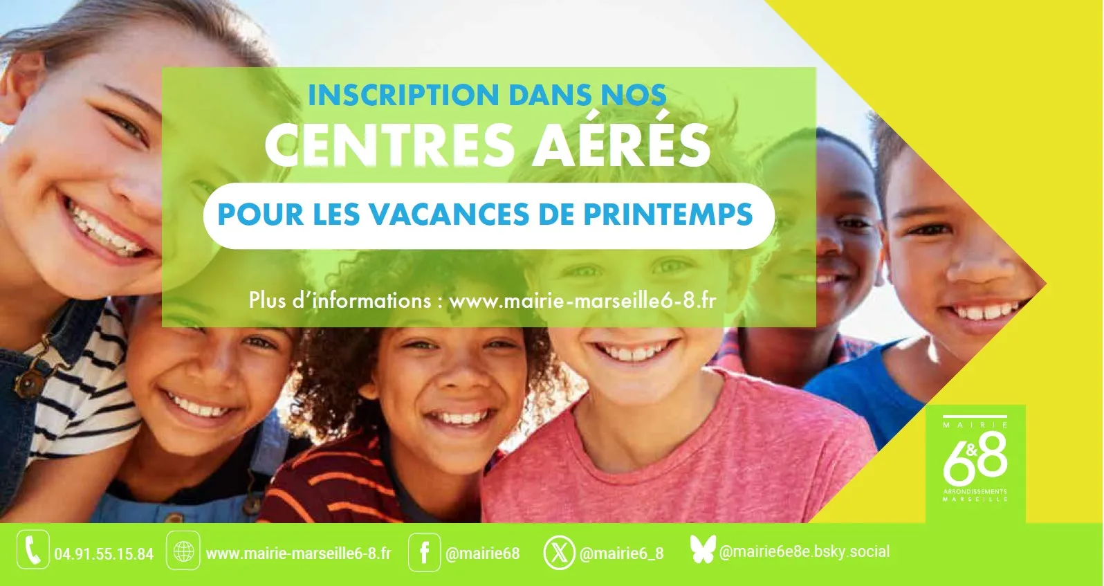 centre aérés vacances de printemps