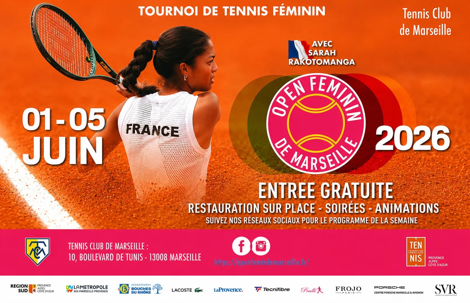 Open féminin de Marseille 2026