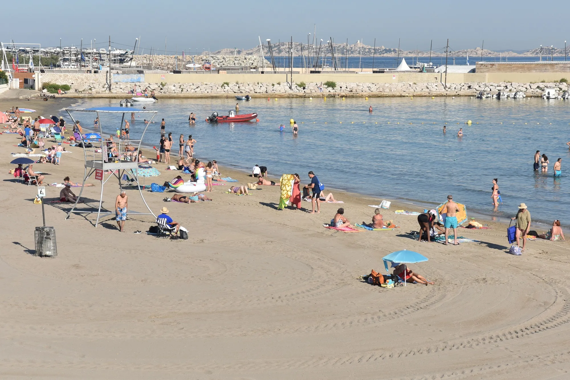 plage de la Pointe Rouge