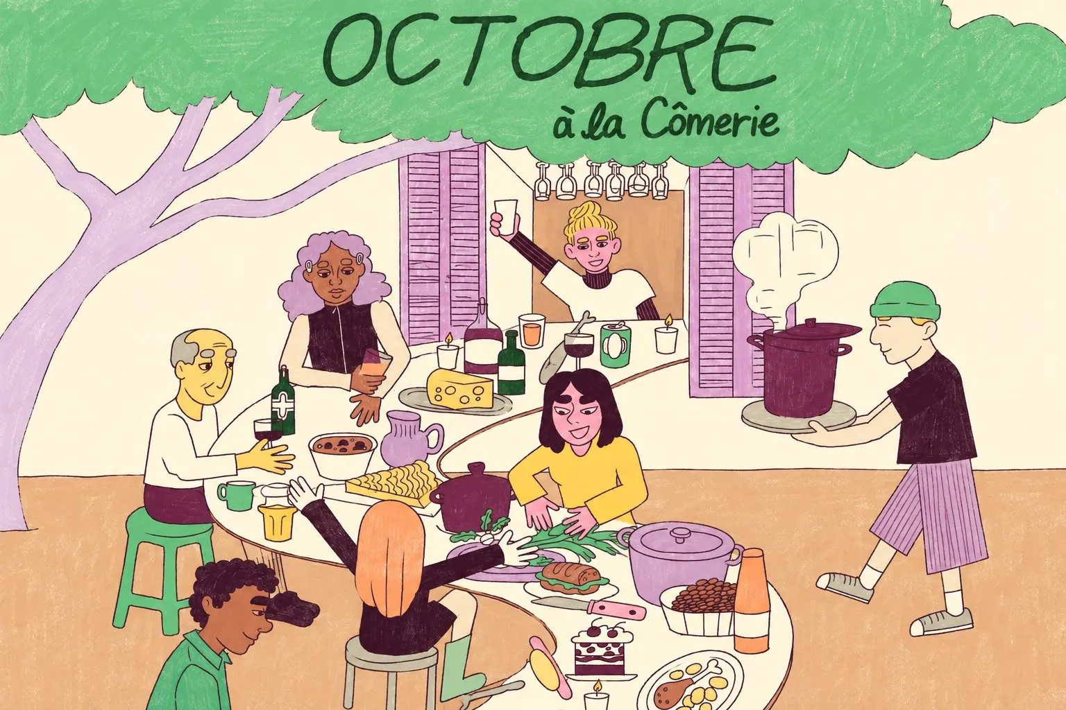 Octobre à la Cômerie